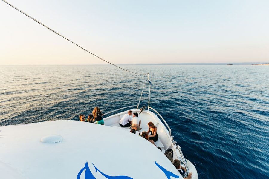 Pula: Brijuni Sunset Dolphin Cruise with Dinner & Drinks - The return to Pula after sunset
