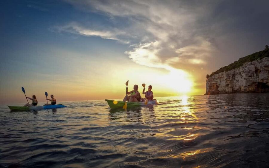 Pula: Kayaking,Snorkeling, Cliff jumping Tour with Wetsuit - Snorkeling, swimming, and the cliff jump