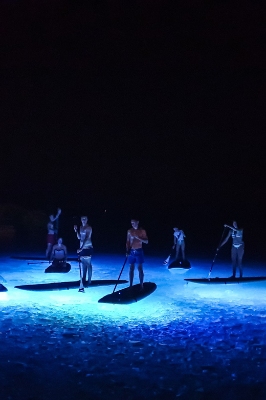 Pula: Night LED Stand-Up Paddle Board Tour - The first lesson: ten minutes on land