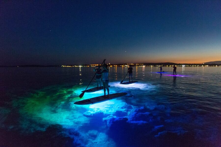Pula: Night LED Stand-Up Paddle Board Tour - GoPro photos, video, and what is included
