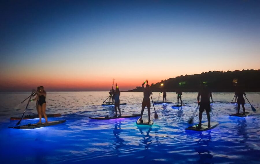 Pula: Night LED Stand-Up Paddle Board Tour - Who will enjoy this most