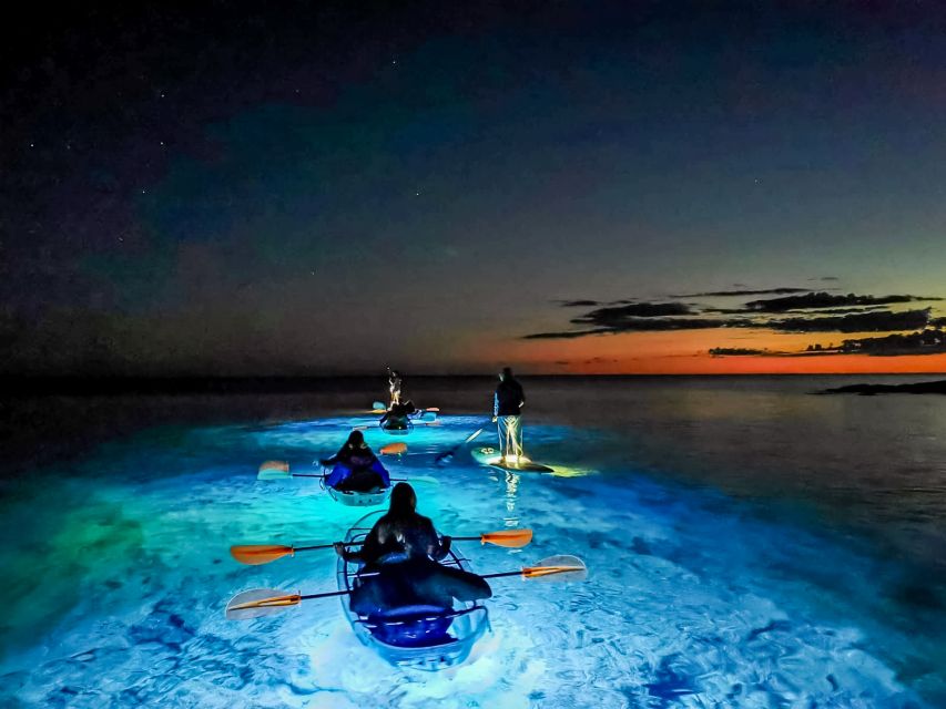 Pula: Night-Time Sea Kayaking Tour in Transparent Kayak - Photos, drinks, and the practical extras