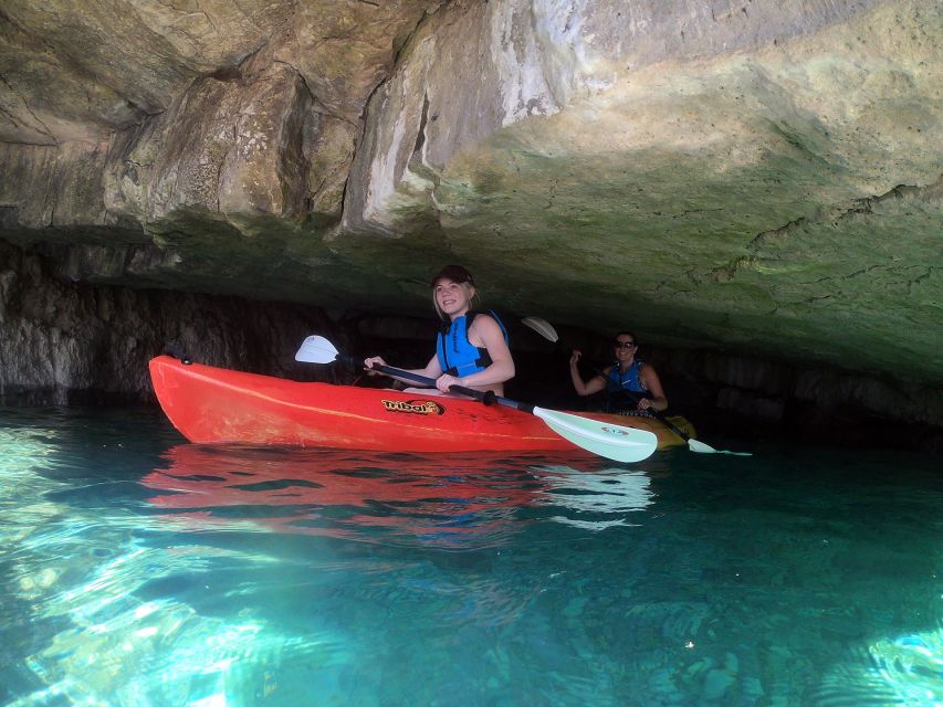 Pula: Sea Adventure – Boat, Kayak, Snorkeling & Cliff Jumps - Entering the canyon and rocky sea passages