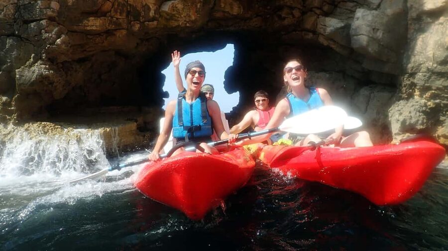 Pula: Sea Adventure – Boat, Kayak, Snorkeling & Cliff Jumps - Meeting at Marina Polesana in Pula