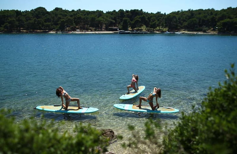 Pula: SUP Yoga Classes at Morning & Sunset - GoPro pictures and what is included