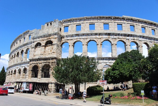 Pula walking tour - Starting beside Pula’s Roman Arena