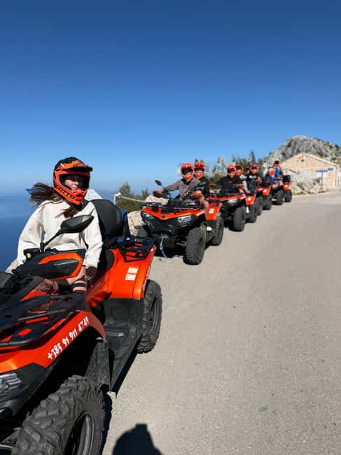 Quad Tour to Makarska Riviera offroad Adventure - The first 80 minutes: rough tracks and coastal views