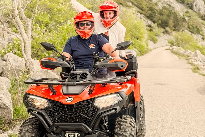 Quad Tour to skywalk biokovo Makarska by Amigos - Standing above the coast at Biokovo Skywalk
