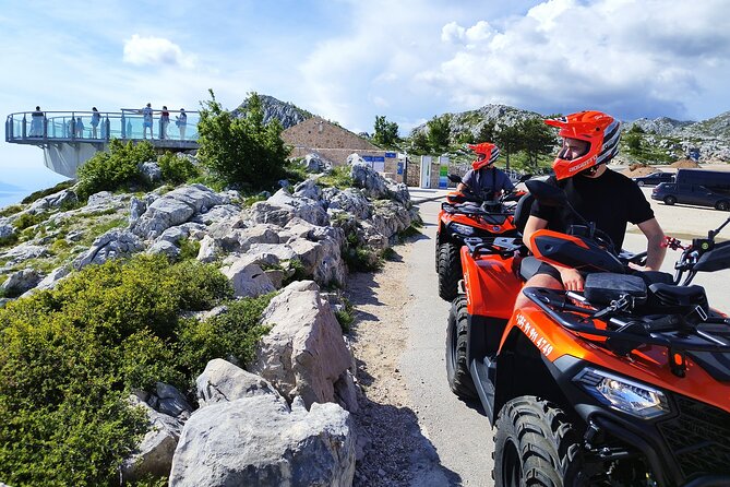 Quad Tour to skywalk biokovo Makarska by Amigos - Leaving Makarska for Biokovo Mountain