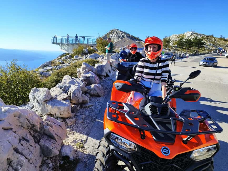 Quad Tour To Skywalk Biokovo With Skip the line Tickets - What the price includes, and what it does not