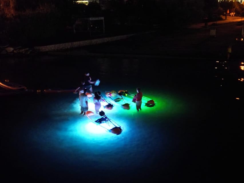 Rab: Night adventures illuminated transparent kayaks - Key points at a glance