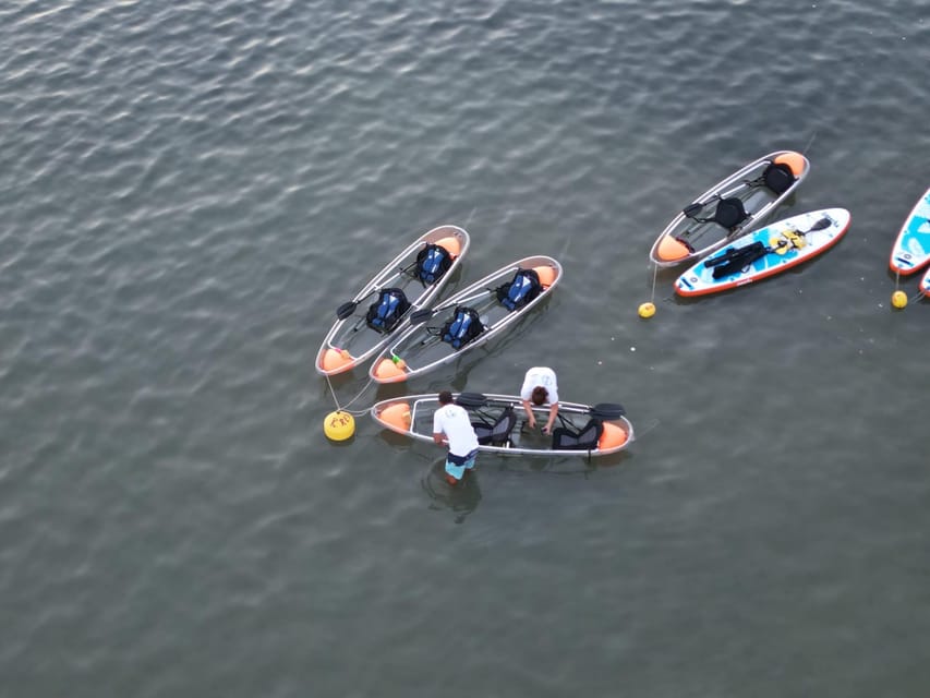 Rab: Night adventures illuminated transparent kayaks - Booking flexibility and language support