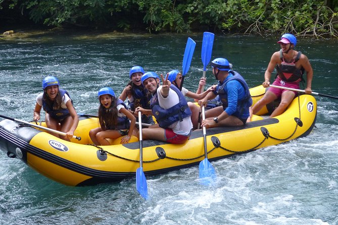 Rafting Experience in the Canyon of the River Cetina - The Waterfall, Cave, and Slippery Rocks