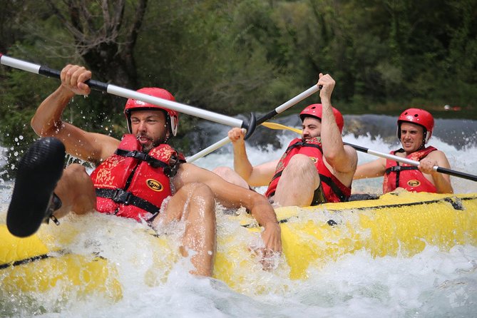 Rafting on Cetina River Departure from Split or Blato na Cetini village - Getting suited up and learning the basics