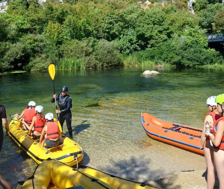 Rafting on Cetina River - Standard Route - Split, Omiš - Swimming and a well-timed pause
