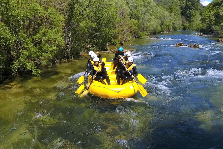 Rafting on the Cetina river - How long the outing really takes
