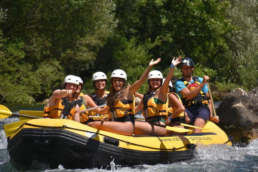 Rafting on the Cetina river - What the $53 price includes