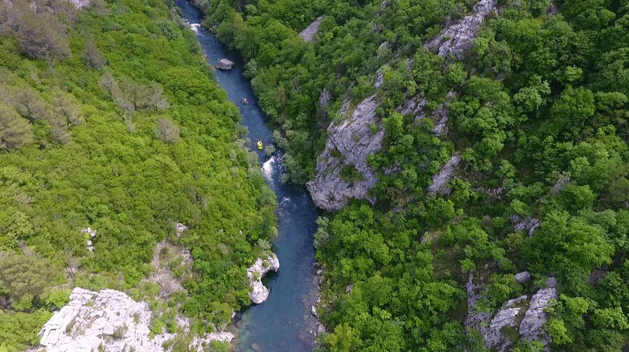 Rafting on the Cetina river - Who will enjoy this most