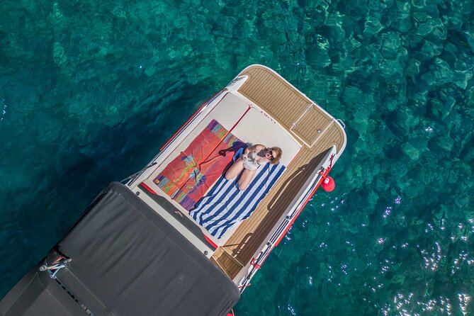 Rent a small boat without skipper - explore the islands and find hidden caves - Pickup from Dubrovnik and the return to Štikovica