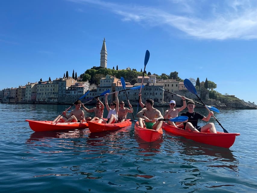 Rovinj: BUBA-KAYAK TOURS, snorkeling, cliff jupming&drinks - Walking the Island Before Paddling Back