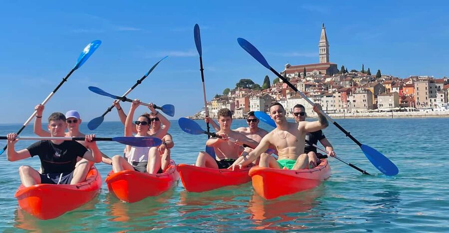 Rovinj: BUBA-KAYAK TOURS, snorkeling, cliff jupming&drinks - St. Catherine Island and Its Clear Water