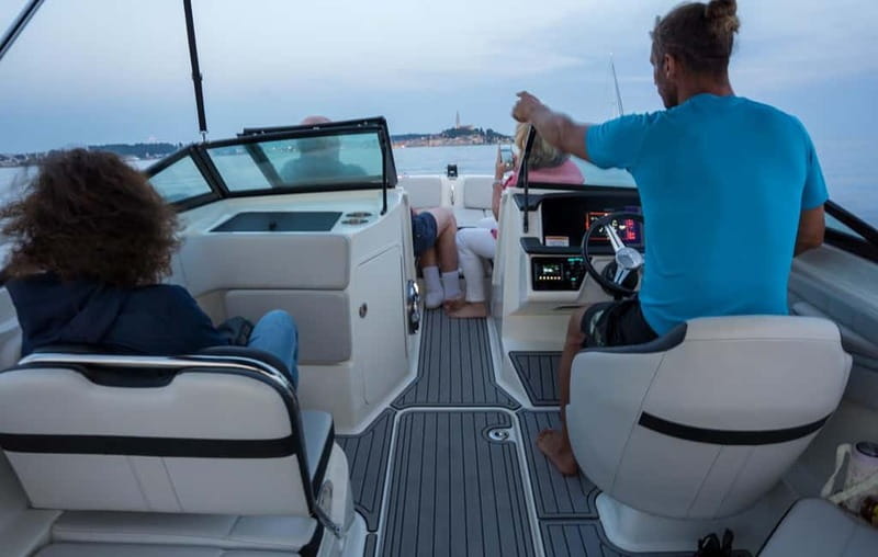 Rovinj: Dolphin Watching Sunset Speedboat Tour with Drinks - Your 1.5-hour route from pier to sunset