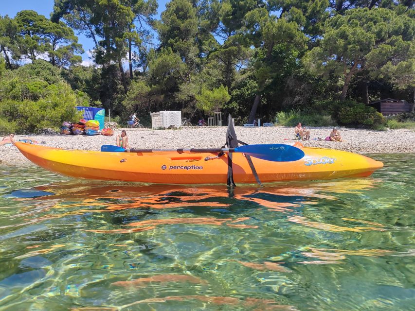 Rovinj: Golden Cape Desert Islands Kayak & Snorkeling Tour - A guide who keeps the mood relaxed