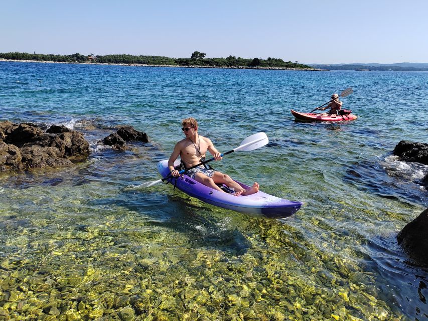 Rovinj: Golden Cape Desert Islands Kayak & Snorkeling Tour - Islands, coves, and the quiet side of Rovinj