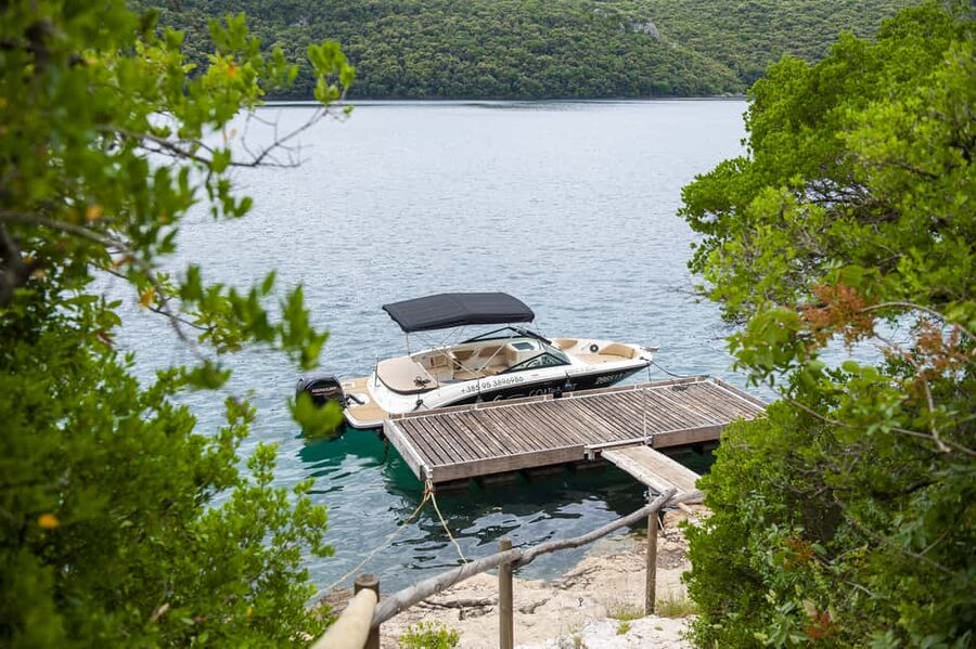 Rovinj or Vrsar: Lim Fjord & Rovinj islands Speedboat Tour - Figarola Island for shade and a swim