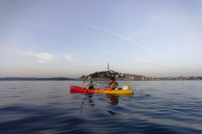 Rovinj Sunset kayaking tour - Sunset, a drink, and the return paddle