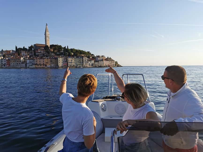 Rovinj: Sunset Speedboat Tour with Dolphin Watching - From Villas Rubin to Rovinj’s old town