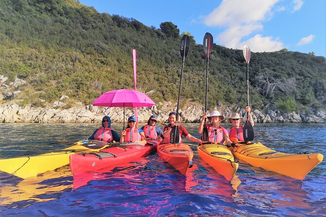 Sea Kayaking and Snorkeling to Green Cave on Sipan island from Lopud - The stone arch on Sipan