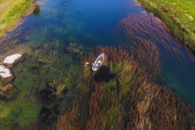See through kayaks on Gacka river - What you can see below the surface
