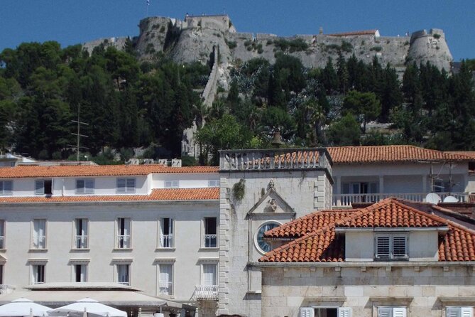 Self-Guided Walking Tour of Hvar’s Historical Old Town - Venetian details at City Lodge and Palace Elisabeth