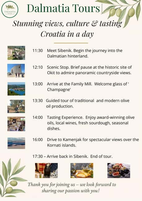 Sibenik: Stunning views, History & Tasting - Croatia in day - Okit Hill and the long story of Dalmatia