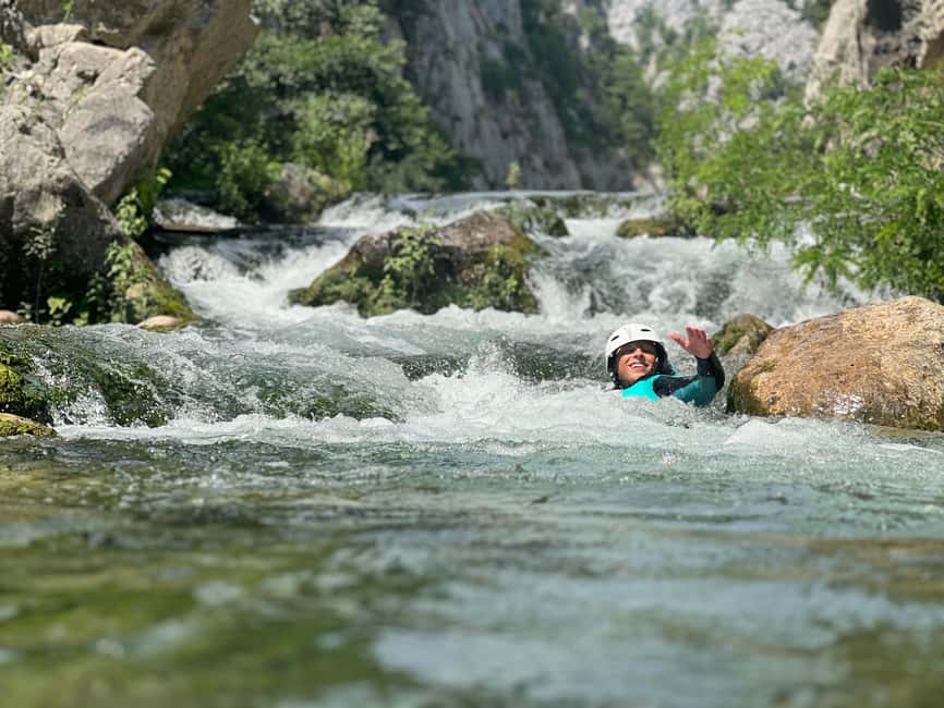Small Group Canyoning with proffesional guide - From Omiš to Zadvarje, with the Cetina in sight