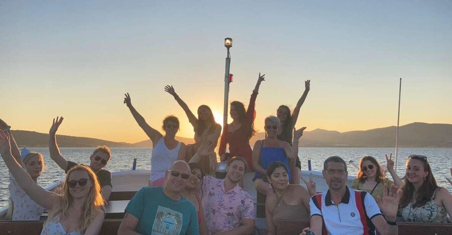 Split: 1.5-Hour Riviera Boat Cruise with a Free Drink - Leaving Split Port as the evening begins