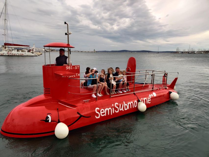 Split: 45-minute Semi-Submersible Submarine Trip - A simple underwater outing from Split’s Riva