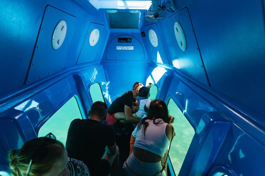 Split: 45-minute Semi-Submersible Submarine Trip - What you can see from the water