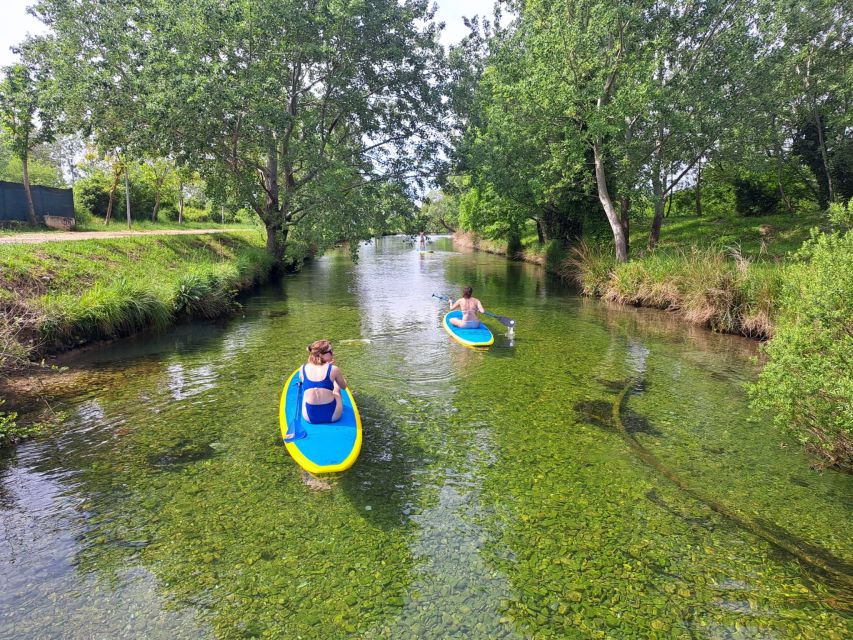 Split: Adriatic Sea and River Stand-Up Paddleboard Tour - Cliff jumping at Stobreč