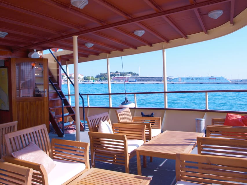 Split: All inclusive Brač & Šolta Island Swimming Cruise - Boat Polaris and the onboard setup