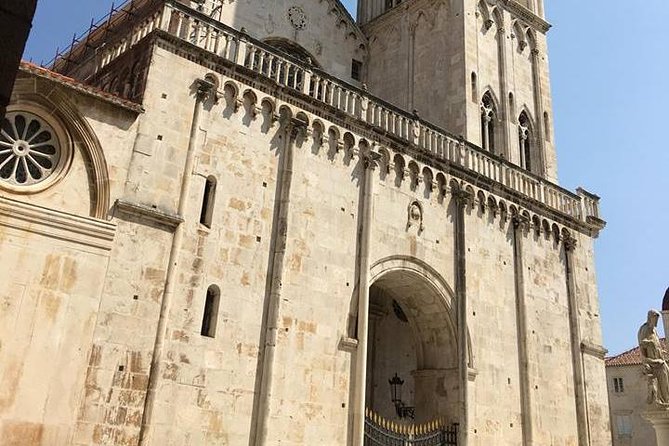 Split and Trogir private tour <em>ideal for cruise ship guests</em> – Why Split and Trogir belong together’ /></p>
<p><p>Split and Trogir offer two different views of Croatia’s past. Split grew around the palace built for Roman Emperor Diocletian about 1,700 years ago. Trogir is a compact old town known as little Venice, with stone lanes, historic buildings, and water on several sides.</p>
</p>
<p><p>You get a useful contrast in a single half-day. Split feels like a city built inside an ancient monument. Shops, cafés, homes, and narrow passages occupy the old palace area. Trogir feels smaller and easier to take in on foot, with a more concentrated historic center.</p>
</p>
<p><p>The drive between the stops is part of the appeal. Along the way, the route passes old towers and former settlements, with scenic and historic places to view from the vehicle or stop briefly. The tour also includes ancient ruins connected with the Roman period and a medieval fortress once used to defend the area against the Ottomans. That fortress later appeared in <em>Game of Thrones</em>, which adds a bit of modern screen interest to the historical route.</p>
</p>
<div class="twil" style="margin: 20px 0; padding: 15px 0;"><p>Other boats leaving Split:</p><ul style="margin: 10px 0; padding-left: 0; list-style: none;"><li style="margin: 0 0 12px 0; padding: 0 0 12px 0; border-bottom: 1px solid #DDEAEE; line-height: 1.4;"><a href="https://croatiantravels.com/split-krka-waterfalls-trip-with-boat-cruise-and-swimming/">Split: Krka Waterfalls Trip with Boat Cruise and Swimming</a><br><span style="font-size: 0.82em; color: #555;"><span style="color: #FFA400;">★</span> 4.8 &nbsp;&middot;&nbsp; 10,519 reviews</span></li><li style="margin: 0 0 12px 0; padding: 0 0 12px 0; border-bottom: 1px solid #DDEAEE; line-height: 1.4;"><a href="https://croatiantravels.com/blue-lagoon-3-islands-cruise-with-lunch-from-split/">Blue Lagoon & 3 Islands Cruise with Lunch from Split</a><br><span style="font-size: 0.82em; color: #555;"><span style="color: #FFA400;">★</span> 4.5 &nbsp;&middot;&nbsp; 5,756 reviews</span></li><li style="margin: 0; padding: 0; border-bottom: none; line-height: 1.4;"><a href="https://croatiantravels.com/split-blue-lagoon-boat-party-with-djs-shots-after-party/">Split: Blue Lagoon Boat Party with DJs, Shots & After Party</a><br><span style="font-size: 0.82em; color: #555;"><span style="color: #FFA400;">★</span> 4.9 &nbsp;&middot;&nbsp; 4,610 reviews</span></li></ul></div><h2>Starting from a hotel or cruise ship</h2>
<p><img width="669" height="446" decoding="async" src=