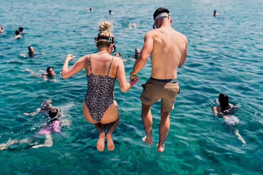 Split: Blue Lagoon and 3 Islands Speedboat Tour - Borkko Beach Bar on Čiovo Island