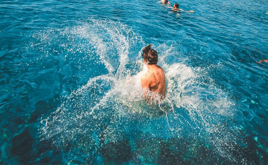 Split: Blue Lagoon and 3 Islands Speedboat Tour - Blue Lagoon: the main swimming stop