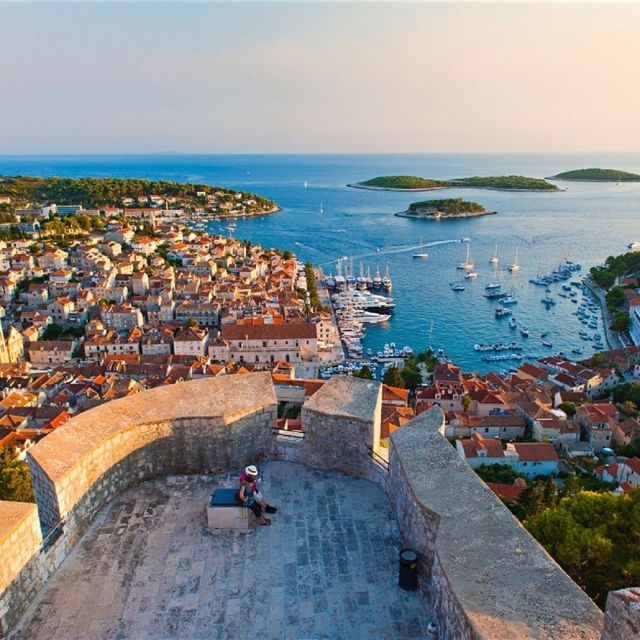 Split: Bol, Hvar, Pakleni Island, and Solta Full-Day Tour - Pakleni Islands, 90 minutes for water and a beach club