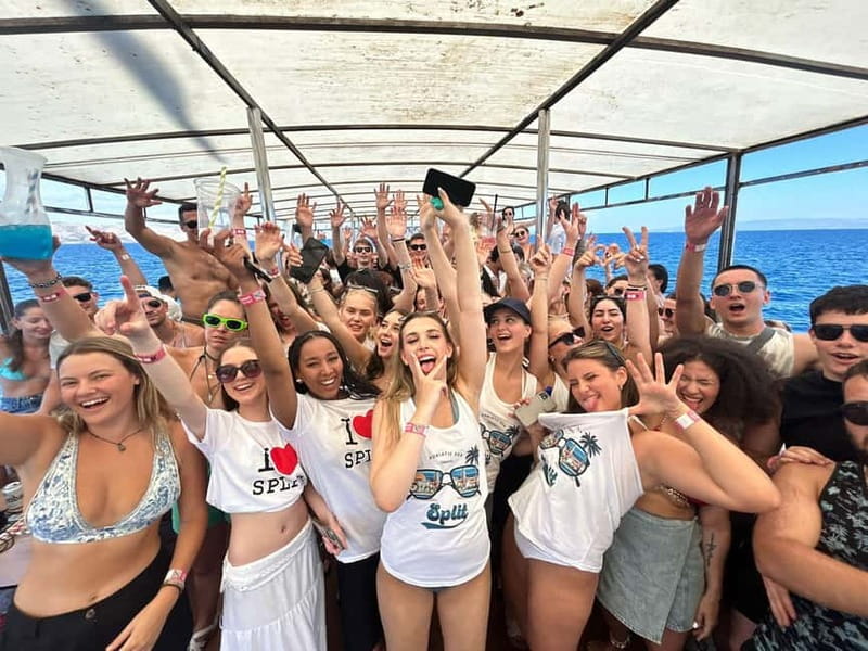 Split: Captain’s Boat Party – Blue Lagoon, DJ & Free Shots - Music, hosts, and the social side