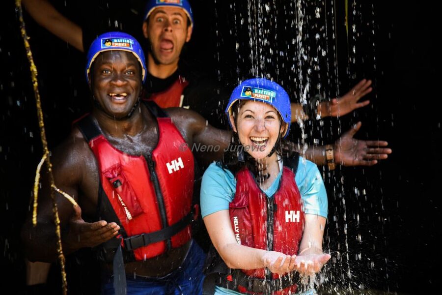 Split: Cetina River Rafting with Cliff Jumping Tour - The waterfall and cold spring pools