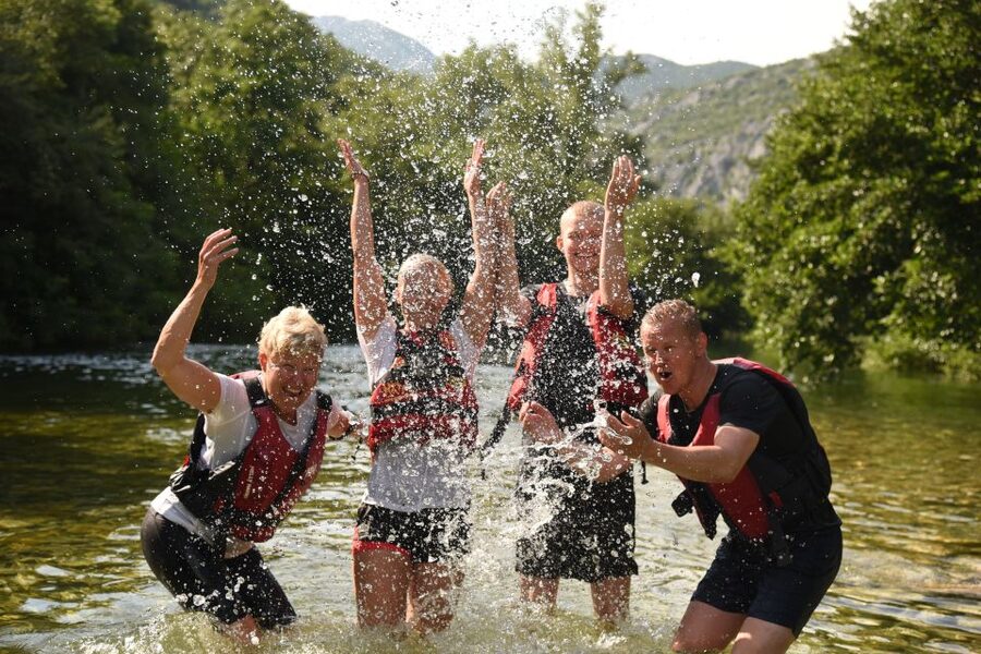 Split: Cetina River Rafting with Cliff Jumping Tour - Guides, safety, and the group atmosphere
