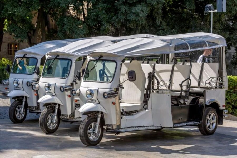 Split: City Highlights Electric Tuk-Tuk Tour - Vidilica Terrace delivers the first big panorama
