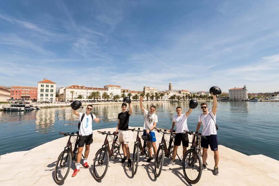 Split City & Marjan Park Electric Bike Tour - Bene Beach: a quiet coastal pause